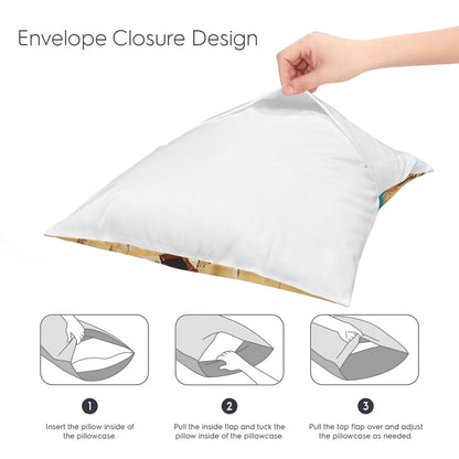 Rugged Cowboy Velvety Soft Pillow Case Made in America