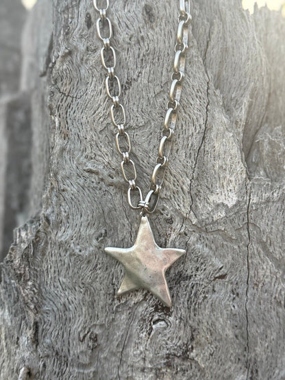 Pastel Bead and Chunky Star Necklace Jewelry Stack Bundle