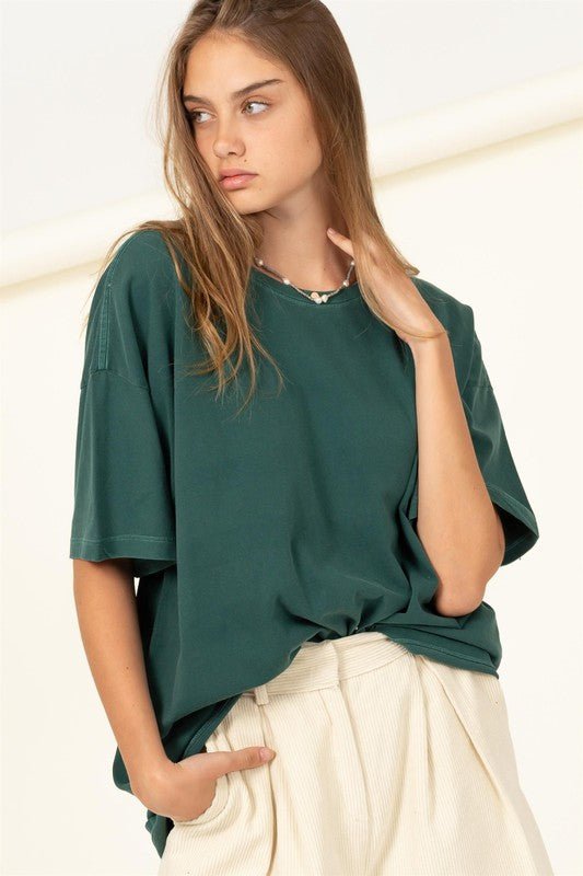 COOL AND CHILL OVERSIZED T - SHIRT - Rustic Jade Designs Co