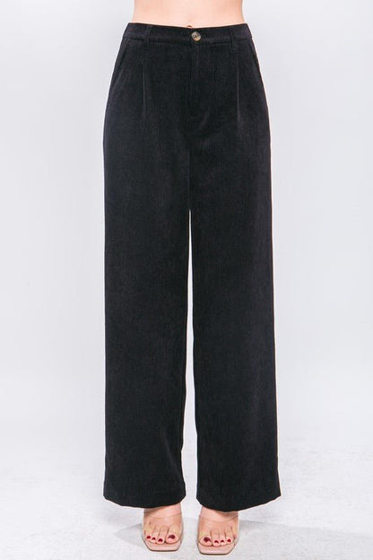 Corduroy Trouser Pants - Rustic Jade Designs Co