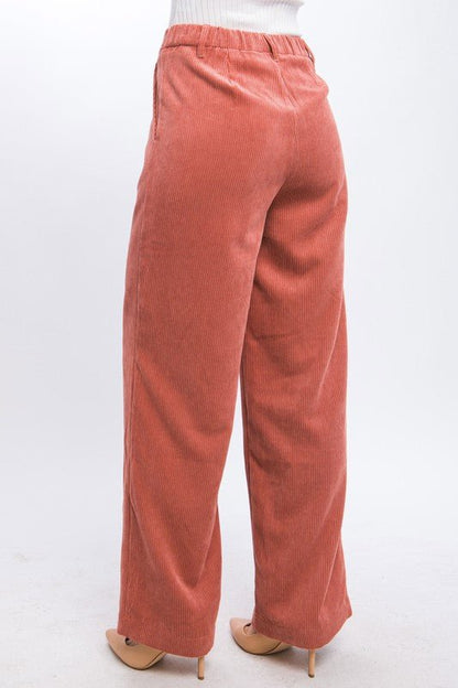 Corduroy Trouser Pants - Rustic Jade Designs Co