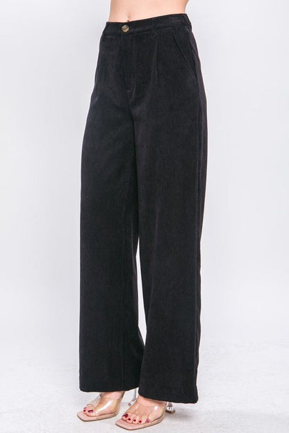 Corduroy Trouser Pants - Rustic Jade Designs Co