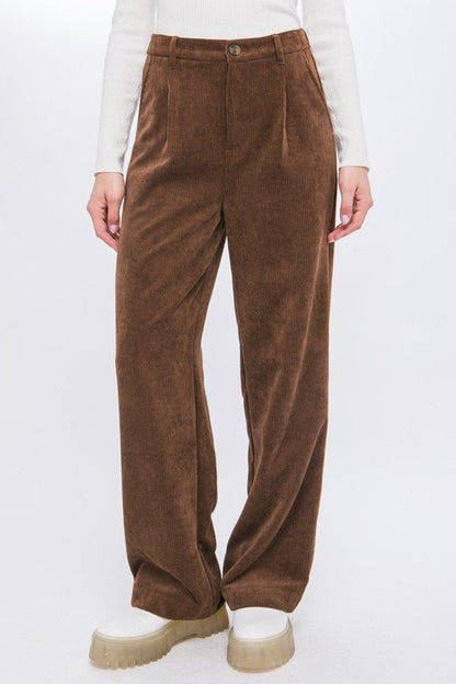 Corduroy Trouser Pants - Rustic Jade Designs Co