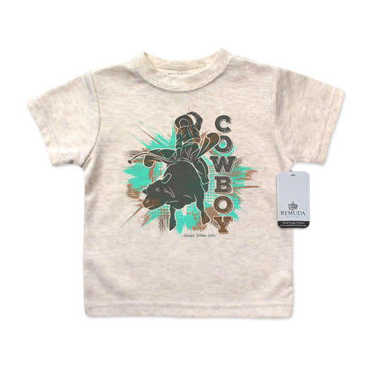 Cowboy Bull Rider - Infant Kids Western Tee T-Shirt