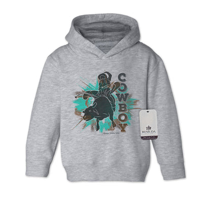 Cowboy Rodeo Bull Rider - Toddler Western Hoodie