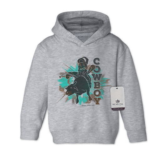 Cowboy Rodeo Bull Rider - Toddler Western Hoodie