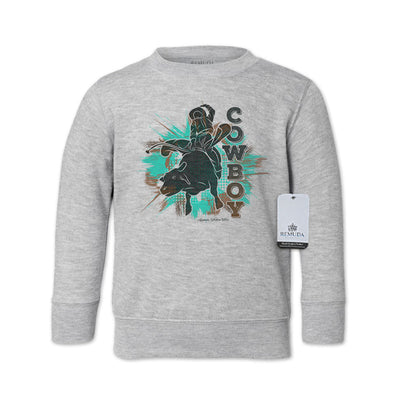 Cowboy Rodeo Bull Rider - Western Toddler Sweatshirt
