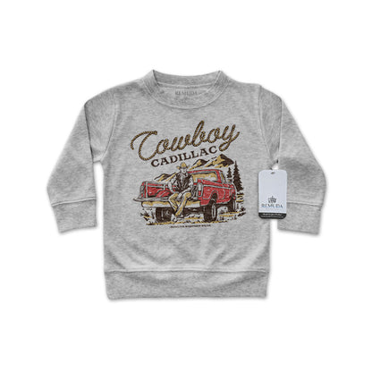 Cowboy Cadillac - Western Infant Long Sleeve Pullover Shirt