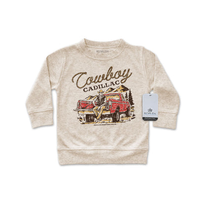 Cowboy Cadillac - Western Infant Long Sleeve Pullover Shirt