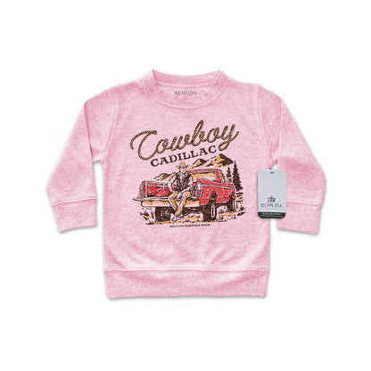 Cowboy Cadillac - Western Infant Long Sleeve Pullover Shirt