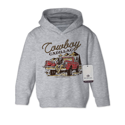 Cowboy Cadillac - Toddler Western Pullover Hoodie