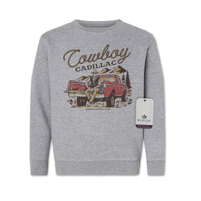 Cowboy Cadillac - Western Youth Sweatshirt