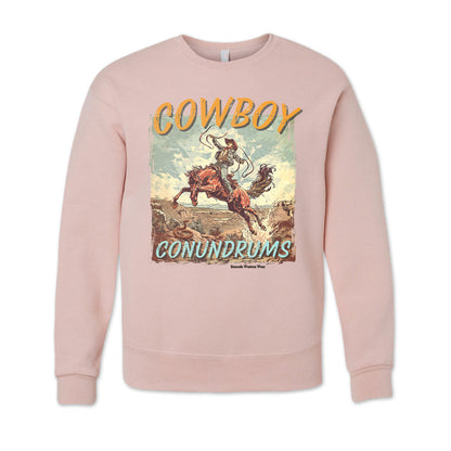 COWBOY CONUNDRUMS Western Adult Unisex Sweatshirt