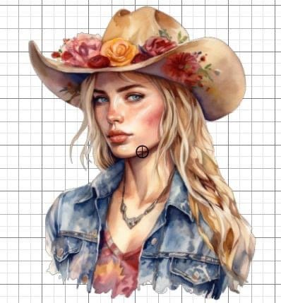 Cowgirl sublimation transfer Paper - Rustic Jade Designs Co