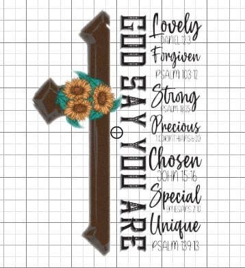 Cross sublimation transfer Paper - Rustic Jade Designs Co