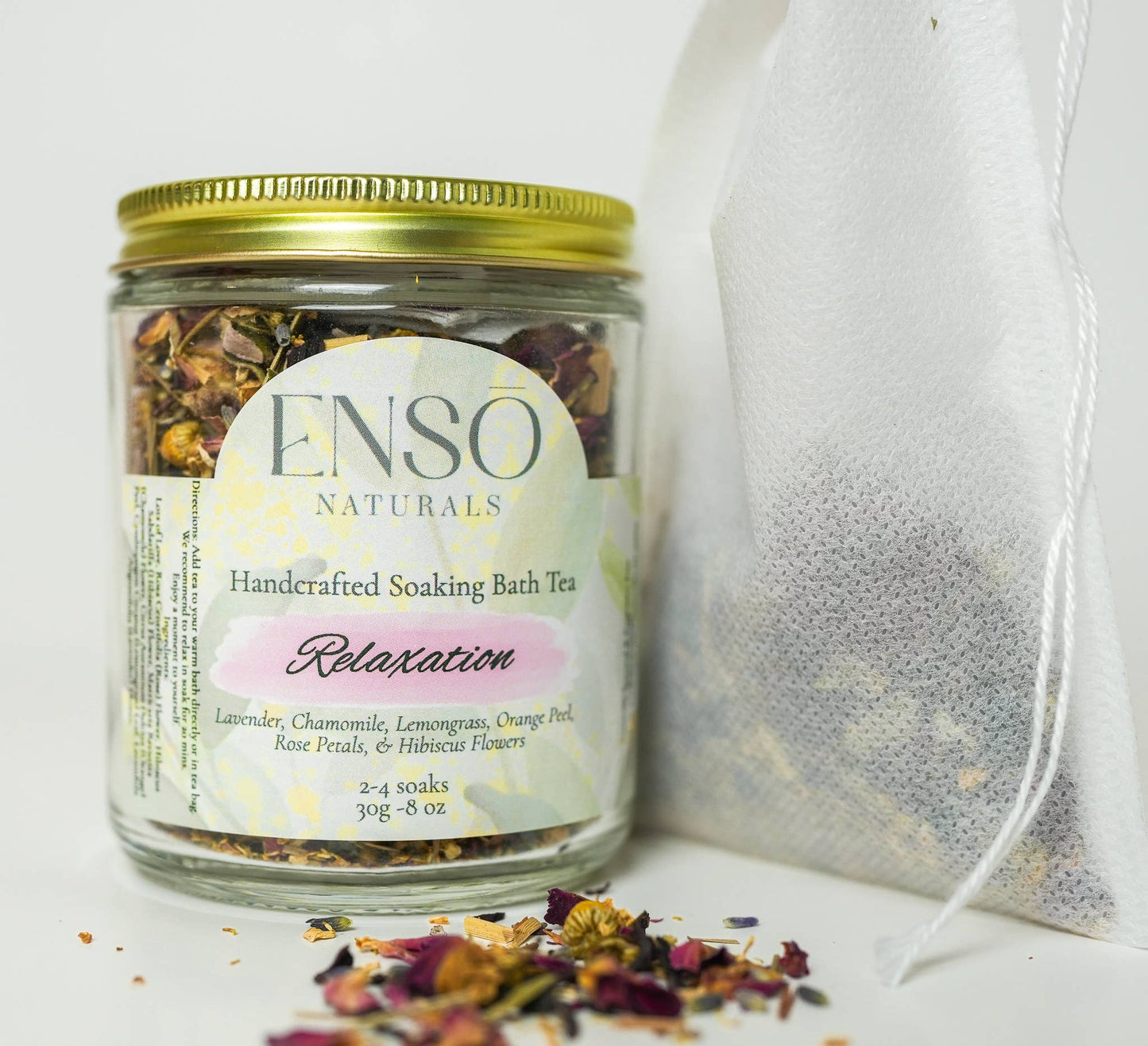 Relaxation Herbal Bath Tea - Botanicals + Herbs