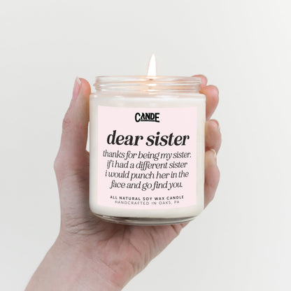 Dear Sister Candle