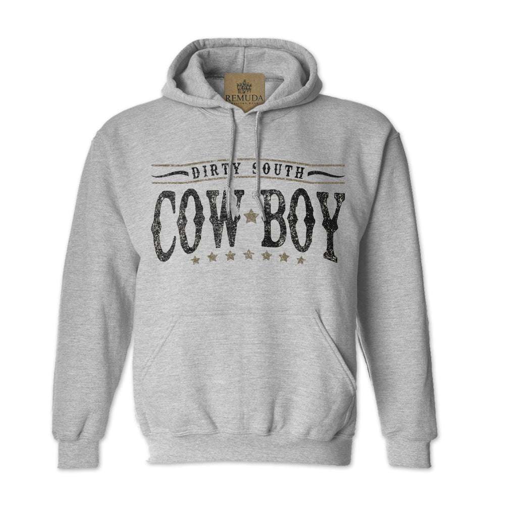 Dirty South Cowboy - Adult Unisex Western Pullover Hoodie