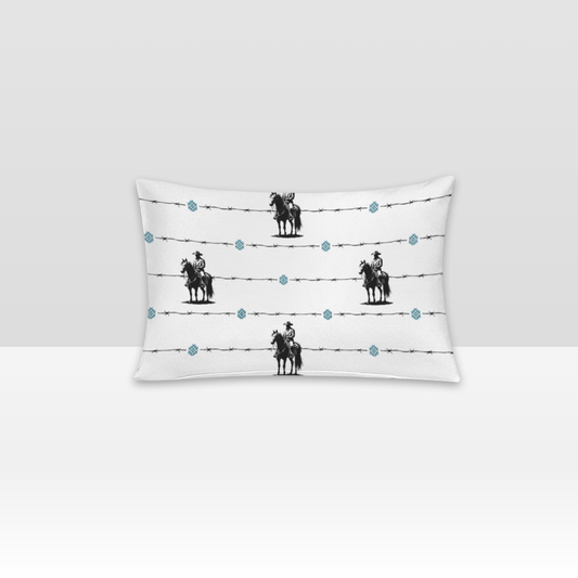 Baha Ranch Saddle Up Pillow Case White Made in America