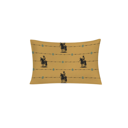 Baha Ranch Saddle Up Pillow Case Caramel Made in America