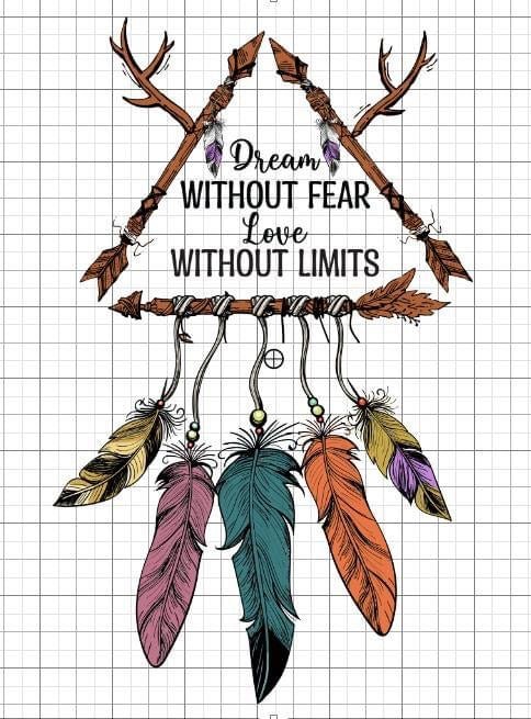Dream catcher sublimation transfer Paper - Rustic Jade Designs Co