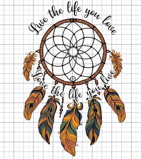 Dream catcher sublimation transfer Paper - Rustic Jade Designs Co