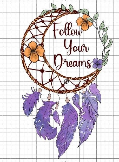 Dream catcher sublimation transfer Paper - Rustic Jade Designs Co