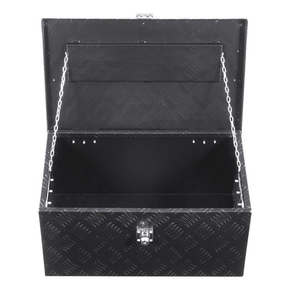 20"x12"x9.5" Heavy Duty Aluminum Truck Bed Tool Box for Pickup RV Black