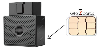 Sim card for GPS-408 Large Battery Tracker with vibration & Movement Alarm