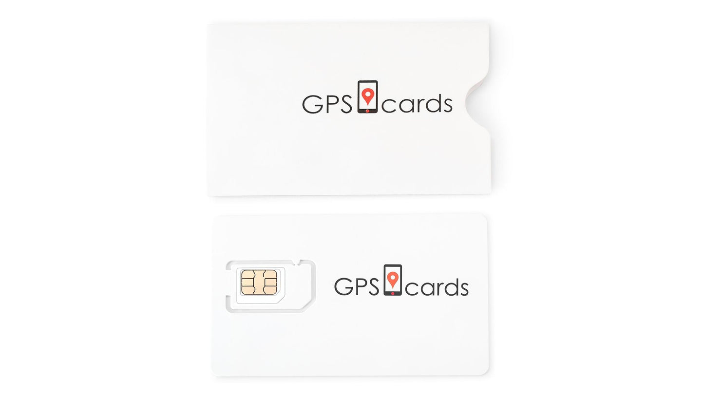 Sim card for GPS-408 Large Battery Tracker with vibration & Movement Alarm