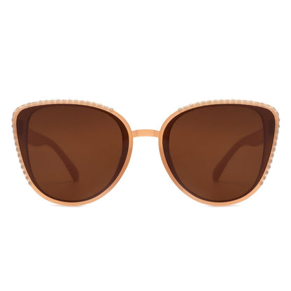 Women Rhinestone Fashion Cat Eye Sunglasses