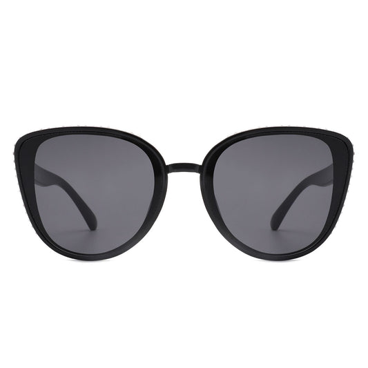 Women Rhinestone Fashion Cat Eye Sunglasses