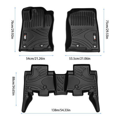 All Weather TPE Custom Fit Floor Liner for Toyota 4Runner 2013-2024 & for Lexus GX460 2014-2023