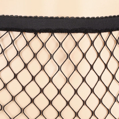 Women Fishnet Tights Sexy High Waist Fishnet Pantyhose Stretchy Mesh Hollow Out Tights Stockings