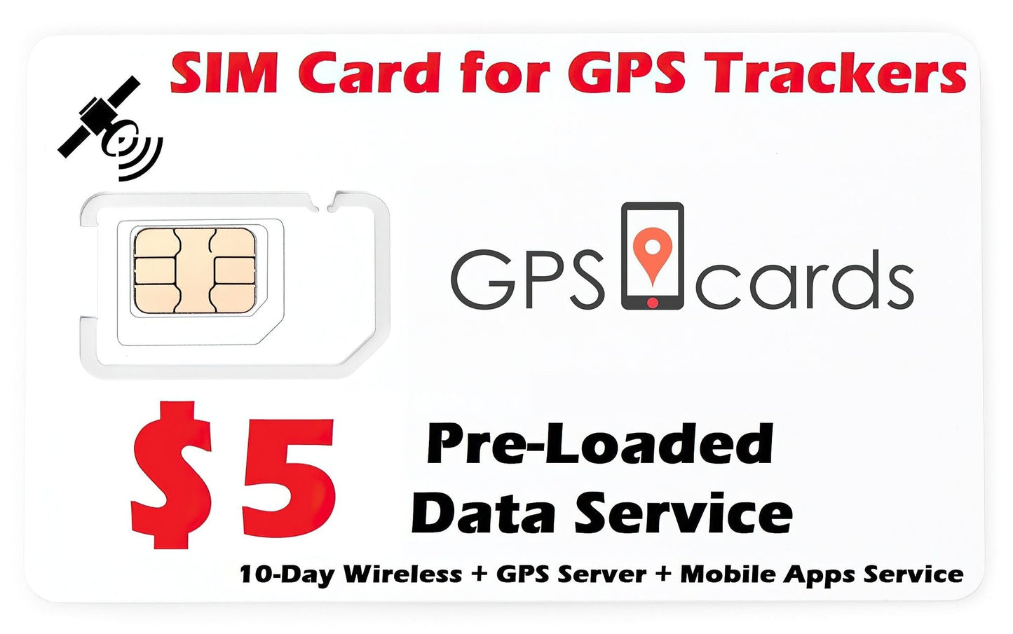 Sim card for GPS 408A/B with Portable Large Battery & Magnet Adsorption