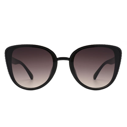 Women Rhinestone Fashion Cat Eye Sunglasses