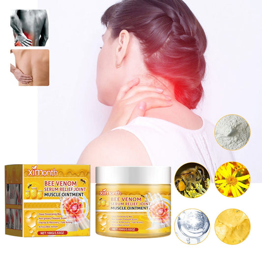 Ximonth Bee Venom Joint Care Cream, Relieving Joint Muscle Soreness And Body Discomfort Care Massage Cream