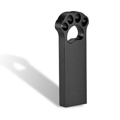 Lovely Bear Paw USB 2.0 Flash Drives 64GB Silver Memory Stick Creative Gift Metal Waterproof Pen Drive Black Pendrive