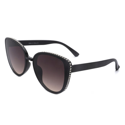 Women Rhinestone Fashion Cat Eye Sunglasses