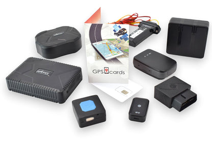GPS cards for GPS Tracker GPS-408A with Over speed alarm & Portable Battery