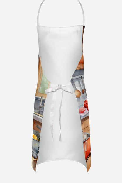 Rhodesian Ridgeback The Chef Apron Cooking Kitchen Server Baking Crafts Gardening for Adult Women Men, Unisex, Large, Multicolor