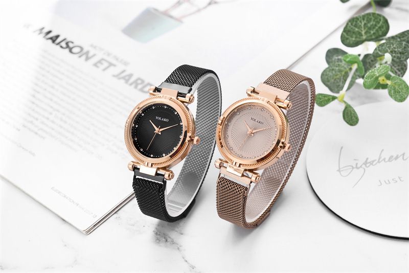 Fashion Diamond Women's Lazy Magnet Wrist Watch