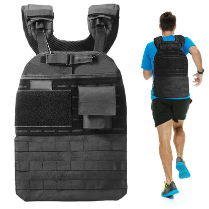 Weighted Vest, 40lb Weight Vest, Adjustable Body Weight Jacket for Men Women, Workout Equipment for Strength and Endurance Training, Running, Jogging, Walking, Fitness, and Weight Loss