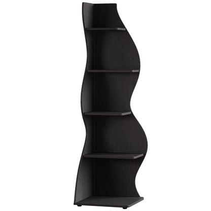 Modern Wall Corner Bookshelf Bookcase