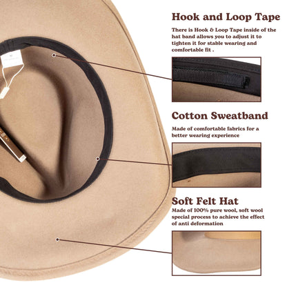 Dune Sand Felt Cowboy Hat