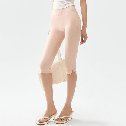High-Waist Slim-Fit Yoga Leggings for Women – 7/8 Length Tight Fit Fitness Pants