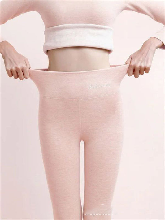 Women’s Fleece-Lined High-Waist Shark Leggings