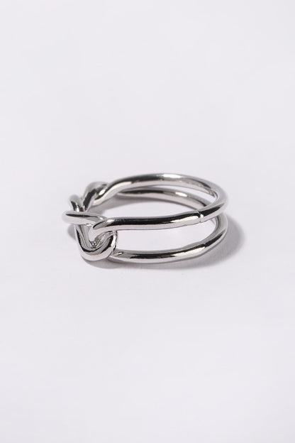 Twisted ring - silver