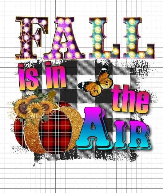 Fall is in the air sublimation transfer Paper - Rustic Jade Designs Co