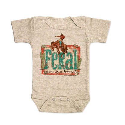 Feral, I Come By It Honestly Infant One Piece Romper
